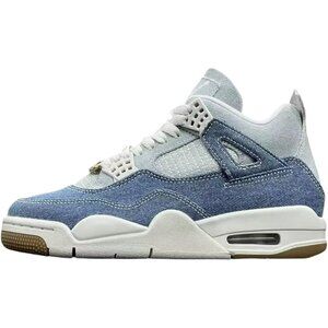 Sail/Gum Light Brown/Worn Blue 4 Retro Sneaker